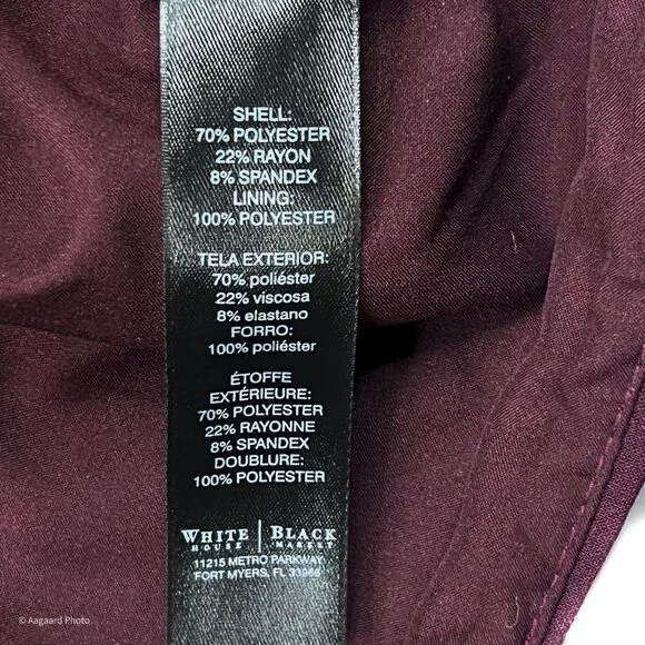 WHBM Stitched Shoulder Open Front Semi-Cropped Moto Blazer Skirt Set Size 10 - Picture 14 of 16